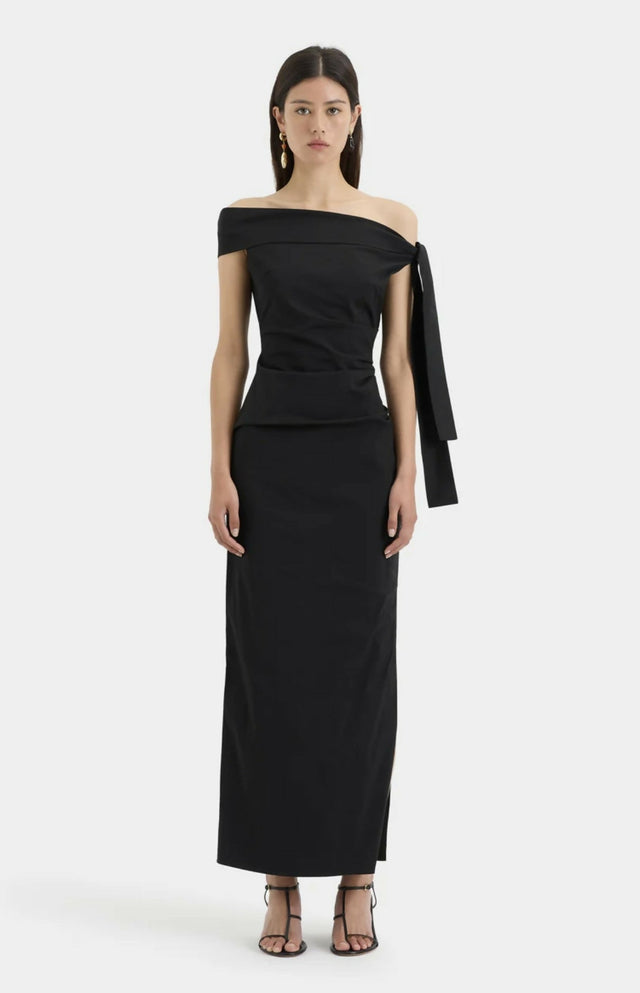 Sir The Label Dahlia Gown in Black - Dresses