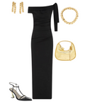 Sir The Label Dahlia Gown in Black - Dresses