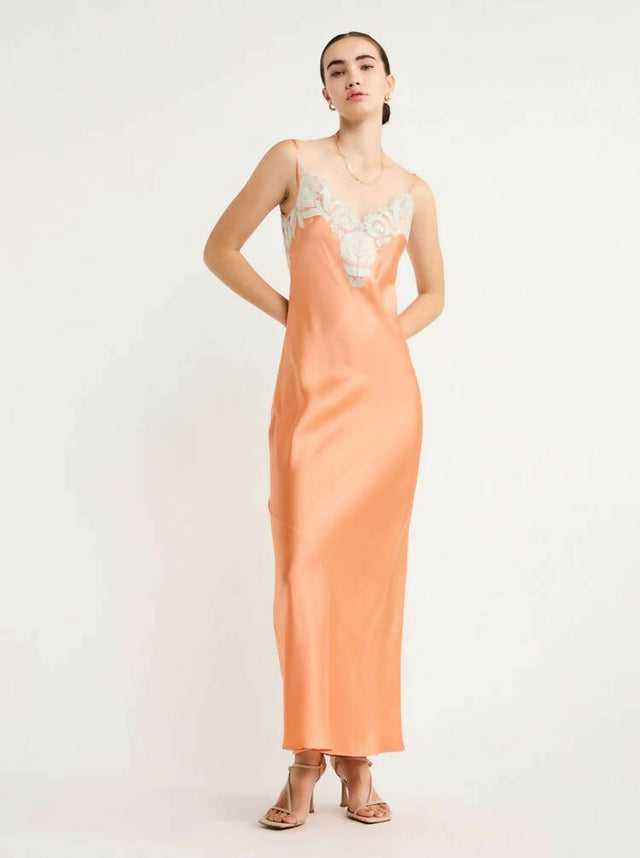 sir the label backless dress Sir The Label Spoerri Backless Gown Maxi Dress in Red – Hills Shire Hire main image 0
