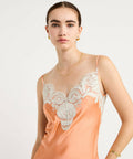 Sir The Label Danseurs Lace Slip Dress in Peach Size 2 /AU 10 - 10 / Peach - Dresses