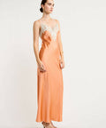 Sir The Label Danseurs Lace Slip Dress in Peach Size 2 /AU 10 - 10 / Peach - Dresses