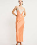 Sir The Label Danseurs Lace Slip Dress in Peach Size 2 /AU 10 - 10 / Peach - Dresses
