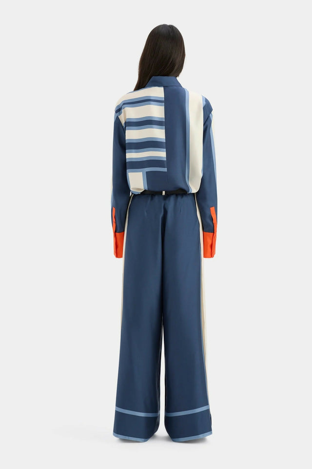 Sir The Label Dazed Shirt and Pant Set in Studio Print Size 8 - 8 / Multi - Outfit Sets