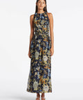 Sir The Label Diana Lilian Cross Back Dress - 12 / Multi - Dresses