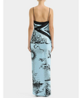 Sir The Label Dreamwood Scarf Midi Dress Brise Soleil - Dresses