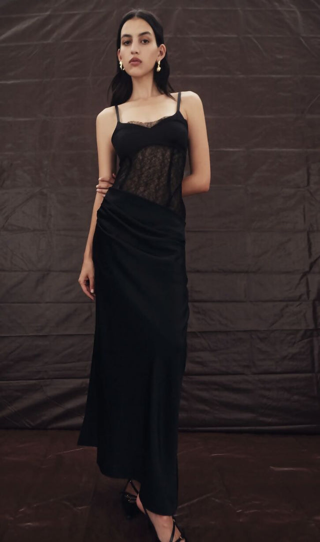 Sir The Label Dunya Draped Gown - Dresses