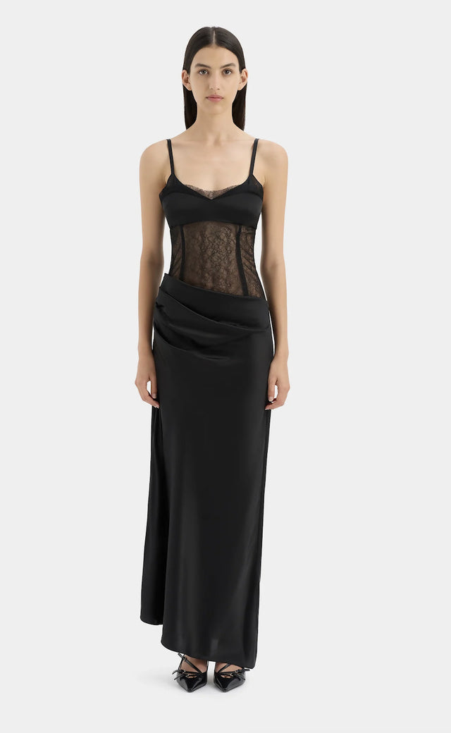 Sir The Label Dunya Draped Gown - Dresses