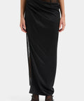 Sir the Label Dunya Draped Skirt & Bralette Set Black Size 0/ AU 6 - 6 / Black - Outfit Sets