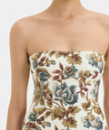 Sir The Label the Eleanora Column Midi Dress Viola Floral Print Size 2 / AU 10 - 10 / Floral - Dresses