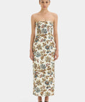 Sir The Label the Eleanora Column Midi Dress Viola Floral Print Size 2 / AU 10 - 10 / Floral - Dresses