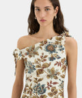 Sir The Label Eleanora Tie Shoulder Dress in Viola Print - 12 / Print - Dresses