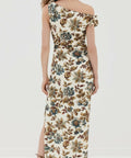Sir The Label Eleanora Tie Shoulder Dress Viola Print - 10 / Print - Dresses