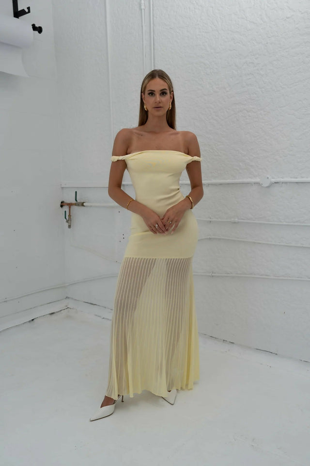 Sir The Label Elia Off Shoulder Twist Dress - Dresses