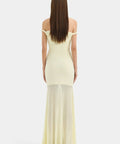 Sir The Label Elia Off Shoulder Twist Dress in Lemon Sorbet - Dresses