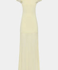 Sir The Label Elia Off Shoulder Twist Dress in Lemon Sorbet - Dresses