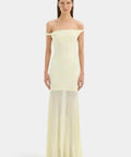 Sir the Label Ella Off Shoulder Twist Dress Size 10 - 10 / Yellow - Dresses
