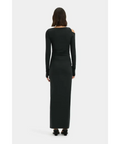 Sir The Label Elm Long Sleeve Midi Dress in Black Size - Dresses
