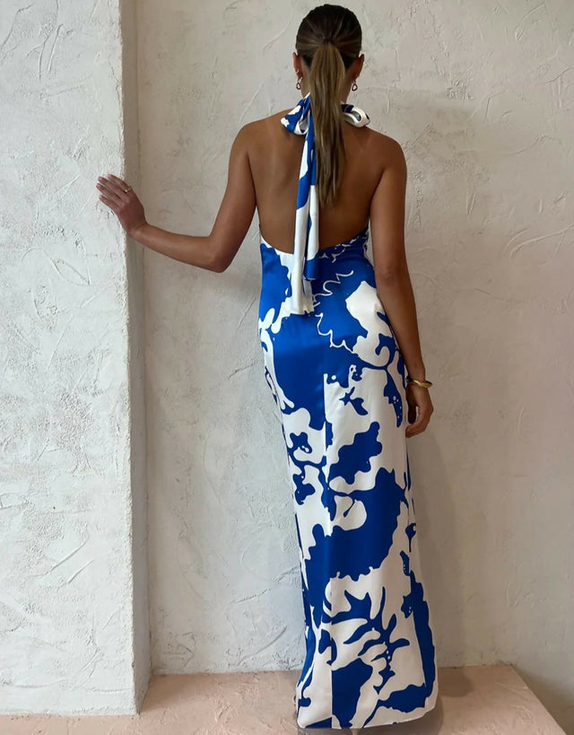 Sir The Label Esme Halter Dress - 8 / Print - Dresses