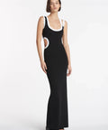 Sir The Label Evalina Cut Out Dress - 8 / Black - Dresses