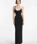 Sir The Label Evalina Cut Out Dress - 8 / Black - Dresses