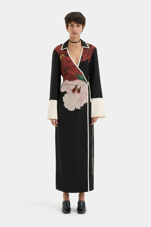 S98-SIR125-1036_FLORIAN_SHIRT_MIDI_DRESS_JAPANESE_ROUGE_FLORAL_BLACK-24655-SirTheLabel-D1-0176
