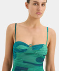 Sir The Label Frankie Gathered Emerald Dress - 4 / Green - Dresses