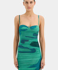 Sir the Label Frankie Gathered Midi Dress - 8 / Multi - Dresses