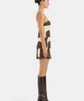 Sir The Label Freddie Slip Mini Dress - 8 / Print - Dresses