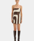 Sir The Label Freddie Slip Mini Dress - 8 / Print - Dresses