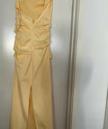 Sir The Label Giacomo Gathered Gown - 6 / Yellow - Dresses