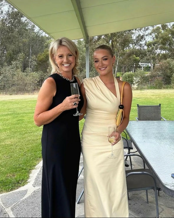 Sir The Label Giacomo Gathered Gown - 6 / Yellow - Dresses