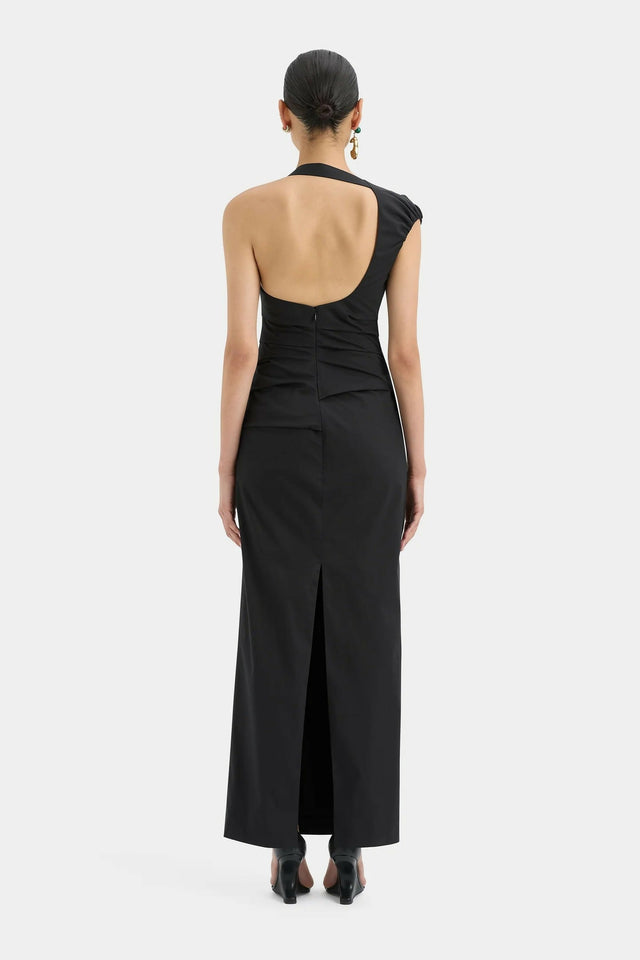 Sir The Label Giacomo Gathered Gown Black Size 10 - 10 / Black - Dresses