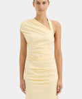 Sir The Label Giacomo Gathered Gown Butter - Dresses
