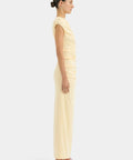 Sir The Label Giacomo Gathered Gown Butter - Dresses