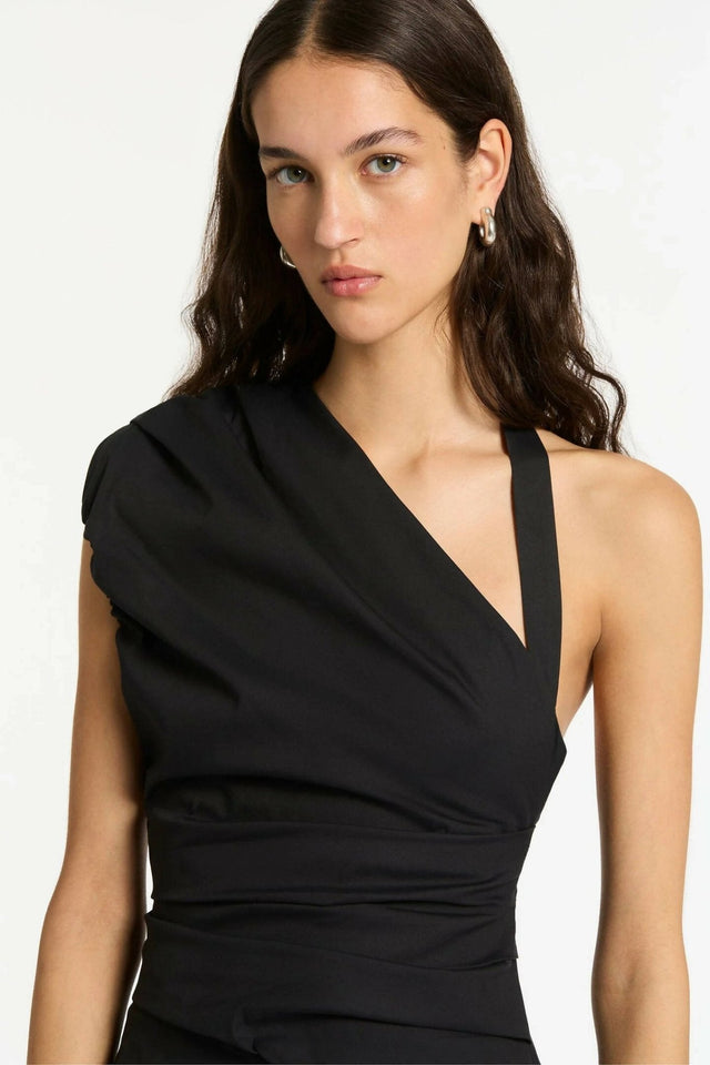 SIR - Sir The Label Giacomo Gathered Gown in Black