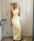 SIR - Sir The Label Giacomo Gathered Gown in Butter