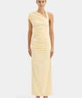 Sir the Label Giacomo Gathered Maxi Yellow - Dresses
