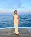 Sir The Label Giacomo Gown in Butter - Dresses