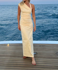 Sir The Label Giacomo Gown in Butter - Dresses