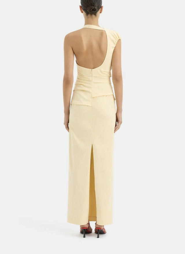 Sir The Label Giacomo Gown in Butter - Dresses