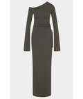 Sir The Label Hana Tie Maxi Dress - 10 / Gray - Dresses