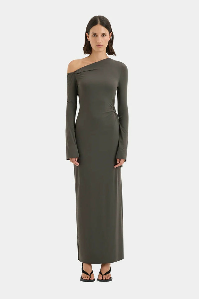 S18-SIR125-1085__Hana_Tie_Maxi_Dress_Charcoal-25154-Sir_The_Label-1095 (1)