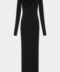 Sir The Label Helena Long Sleeve Midi Dress In Black - 8 / Black - Dresses