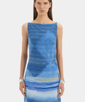 Sir The Label Isla Maxi Dress in Estela Azul - Dresses