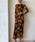 Sir The Label Jacques Mesh Panelled Midi Size 8 10 - Dresses