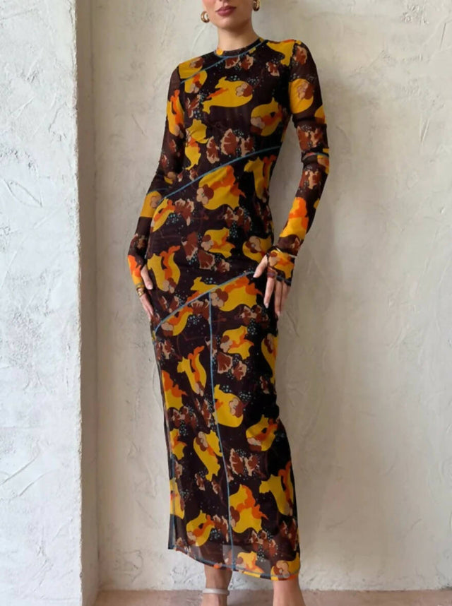 Sir The Label Jacques Mesh Panelled Midi Size 8 10 - Dresses
