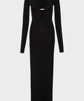 Sir the Label Kinetic Beaded Long Sleeve Maxi Dress Black Size /AU 6 - 6 / Black - Dresses