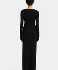 Sir the Label Kinetic Beaded Long Sleeve Maxi Dress Black Size /AU 6 - 6 / Black - Dresses