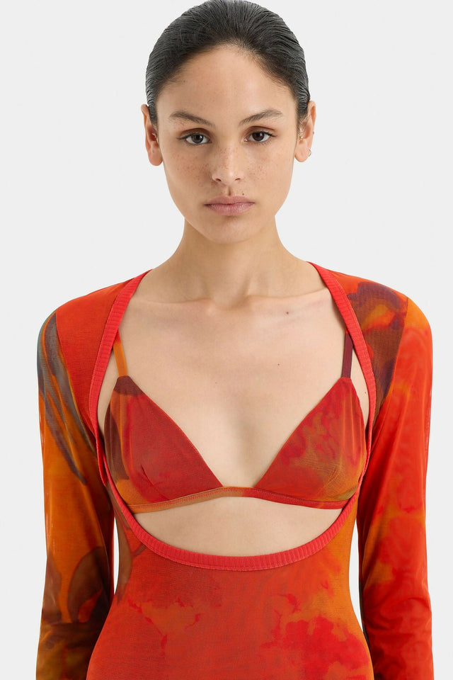 Sir The Label Libertine Cut Out Midi Dress - Dresses