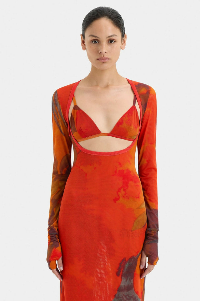 Sir The Label Libertine Cut Out Midi Dress - Dresses